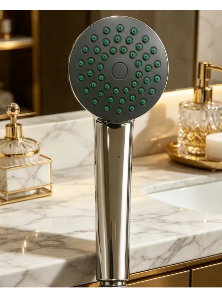 Лейка душевая пластик хромиров green 1 режим