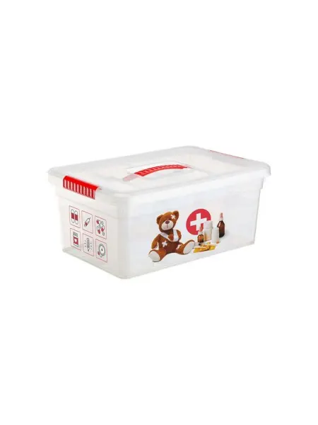 Funbox Ящик-органайзер д аптечки 10л 37,5х25,5х16см 2 лотка, с ру