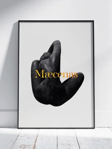 HEAVEN POSTER Плакат Абстрактное Искусство (3D Формы 2) A3 42x30 см