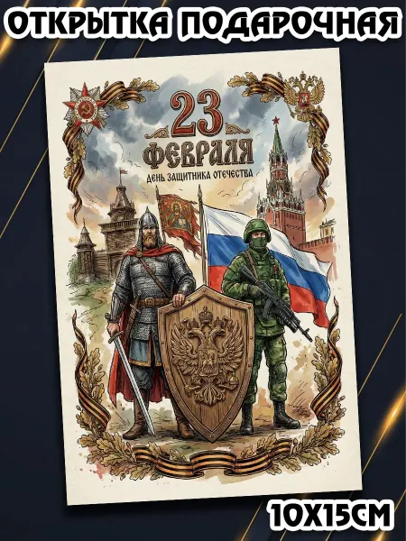 Podarkez Открытка с 23 мужчине