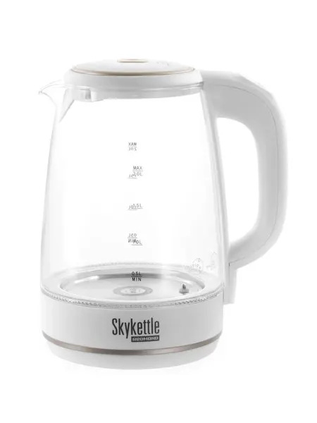 Чайник редмонд SkyKettle RK-G203S, 2 л, 5 температурных режимов, управление со смартфона, белый