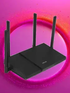 Wi-Fi-роутер ASUS RT-BE50 (BE3600) черный, MU-MIMO, Wi-Fi 7, двухдиапазонный, 2,4 ГГц/5 ГГц