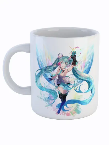 Каждому своё Anime Кружка Кофе Хатсуне Мику Вокалоид Аниме Виртуальный Идол