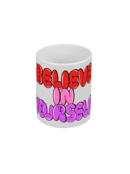 FUN.ru Кружка для чая и кофе с принтом Поверь в себя believe in you