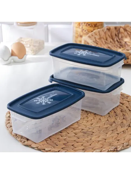 Bobrenok Контейнеры для заморозки продуктов, пластик, МИКС