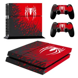 Наклейки виниловые Spider-man 2 на игровую приставку Sony PlayStation 4 FAT