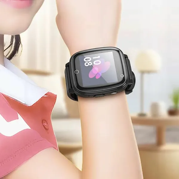 Умные детские часы Hoco Y100 children watch, с функцией звонка, черные