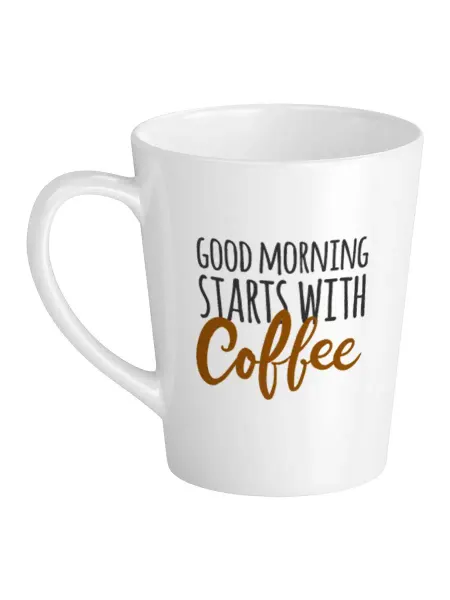 Luzimuzi Кружка Латте Good mooning starts with coffee 310 мл