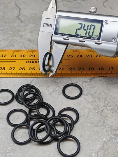 Кольцо уплотнительное резиновое сальник, толщина 2,4 мм, Kastas O-ring NBR