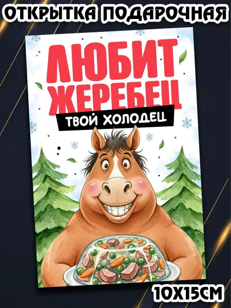 Podarkez Открытка с приколом оригинальный сувенир