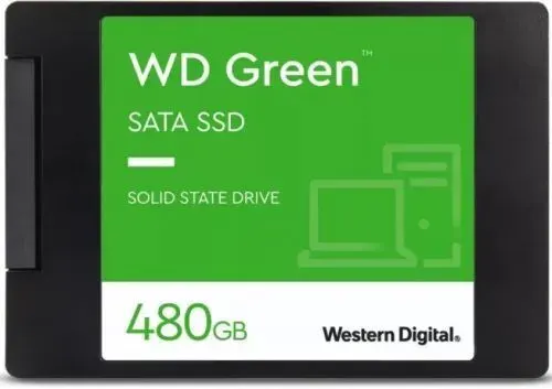 Western Digital 480 ГБ Внутренний SSD-диск WDS480G3G0A, 2.5", SATA III 6 Гбит/с (WDS480G3G0A)
