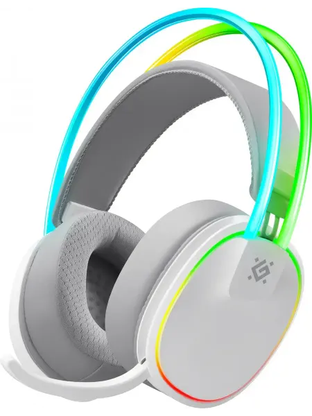 Наушники игровые с микрофоном (64695) Tsunami BT 2.4G, белый