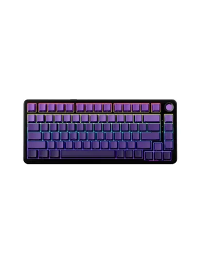 Клавиатура GS75 БЕЛО-СИНЯЯ ТРИ-РЕЖИМ, механическая, 75%, RGB, Bluetooth / 2.4G