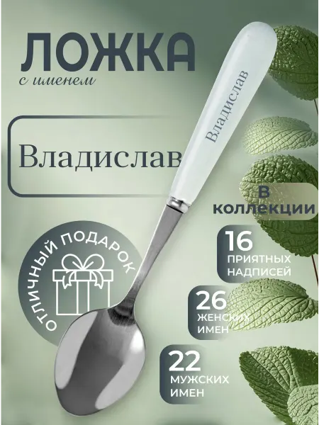 БОНПРЕ Подарочная ложка с именем Владислав