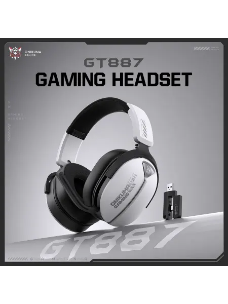 ONIKUMA Наушники беспроводные с микрофоном GT887 2.4G