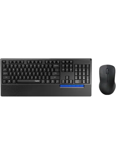 Rapoo X1960 2.4G беспроводная клавиатура и мышь Wireless USB Black