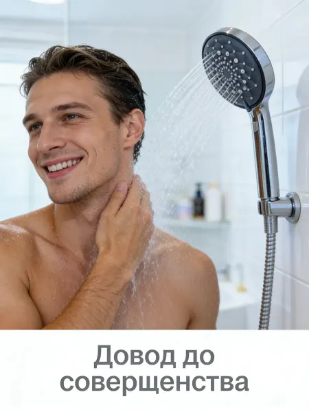 Уникальная душевая головка премиум-качество