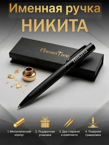 ИменноТвое Шариковая ручка "Никита"