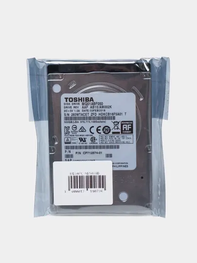 Жёсткий диск Toshiba SATA HDD 2.5 500 ГБ для ноутбука и пк
