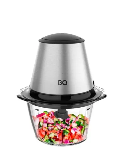 Измельчитель-чоппер BQ CH1005 для мяса и овощей, объем чаши 1200 мл, 2 режима скорости, 500 Вт