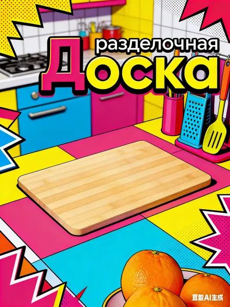 Доска разделочная деревянная для кухни дуб