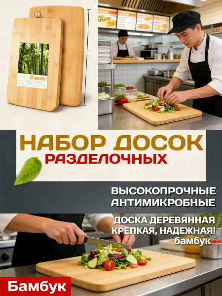Доска разделочная деревянная, для хлеба и сыра