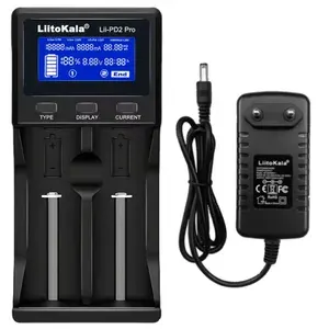 Зарядное устройство для аккумуляторов LiitoKala Lii-PD2 PRO, для Li-ion, LiFePO4, Ni-MH, Ni-Cd, 2 слота, 5A