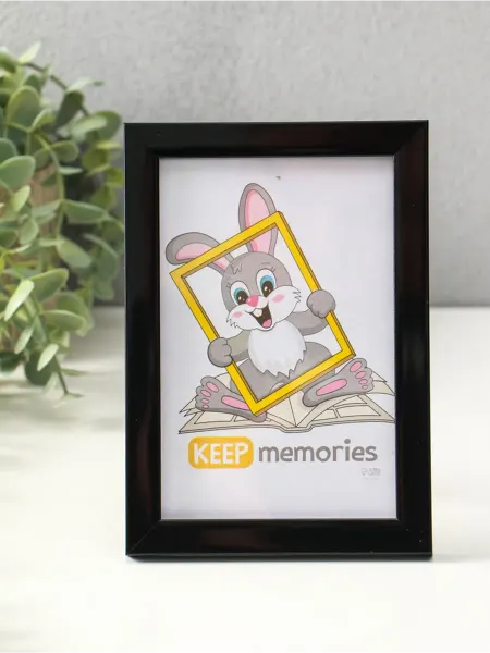 Keep memories Фоторамка 10x15 см черная пластиковая для фото, 2 шт
