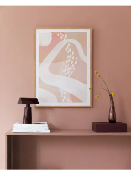 Onllyart Постер 21x30 персиковый абстракт №1