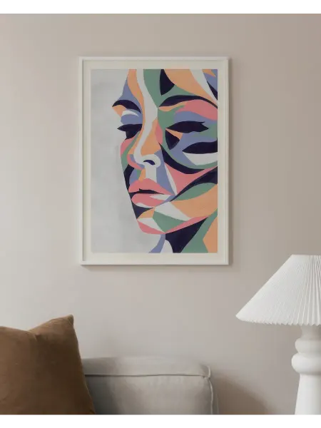 Onllyart Постер 21x30 красочный портрет акрилом