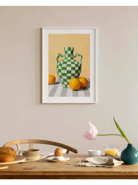 Onllyart Постер 21x30 ваза и апельсины