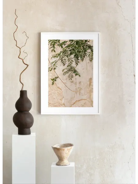 Onllyart Постер 21x30 бетонные листья
