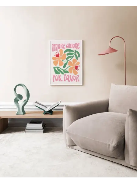 Onllyart Постер 21x30 больше любви, пожалуйста