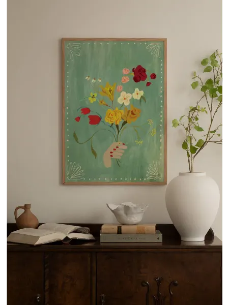 Onllyart Постер 21x30 Букет полевых цветов