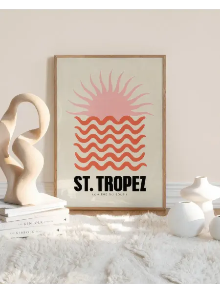 Onllyart Постер 21x30 графический Сен-Тропе
