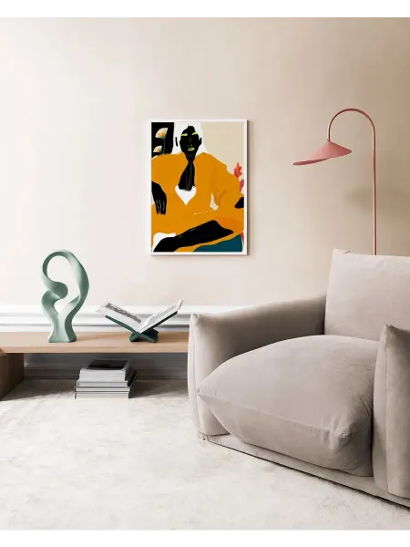 Onllyart Постер 21x30 Оранжевое платье Рэйчел Джоанис
