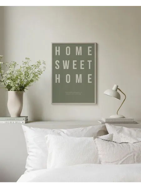 Onllyart Постер 21x30 Дом сладкий дом в зеленом