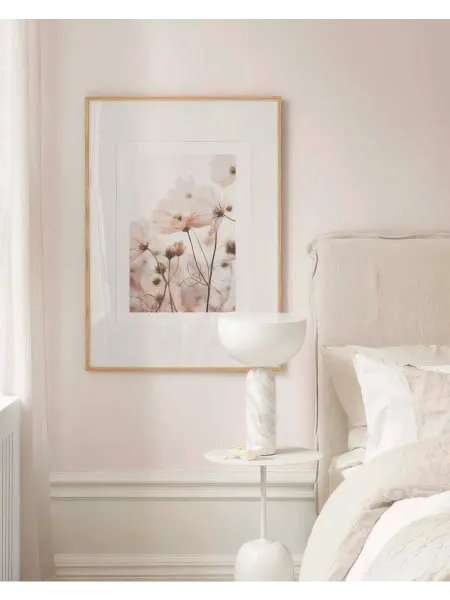 Onllyart Постер 21x30 Розовые космос цветы