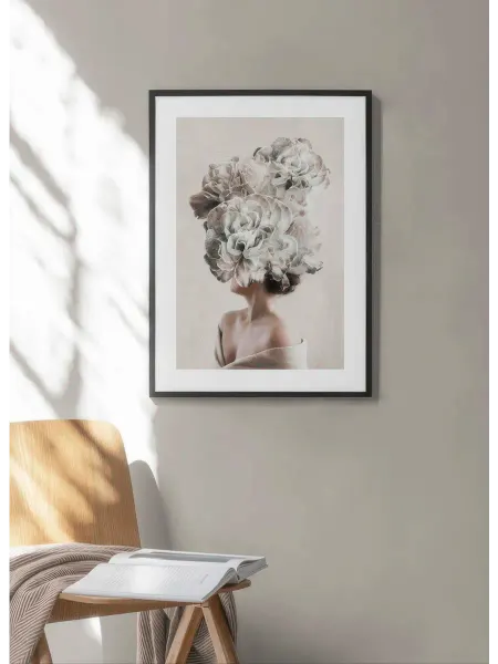 Onllyart Постер 21x30 Цветочная леди №3
