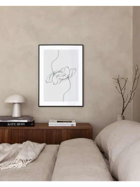 Onllyart Постер 21x30 линейные маки