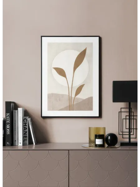 Onllyart Постер 21x30 бежевый солнечный