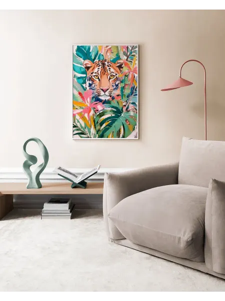 Onllyart Постер 21x30 Тропический тигр