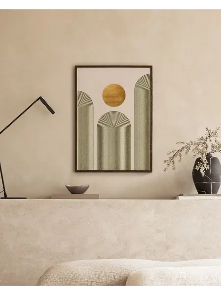 Onllyart Постер 21x30 зеленый цветочный №2