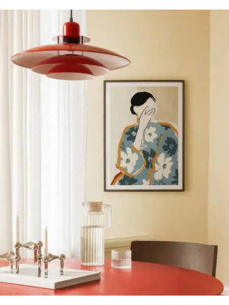 Onllyart Постер 30x40 Женщина в цветочном платье