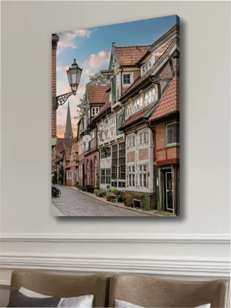 Karttina Картина Улочки старой Европы для интерьера 50x70см 1шт