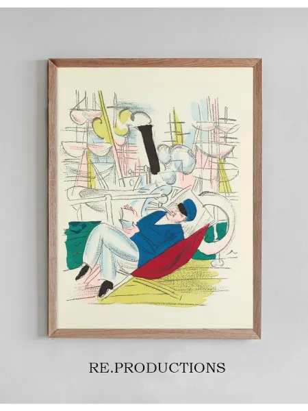 Re.productions Постер Madrigaux pl 7 - Raoul Dufy