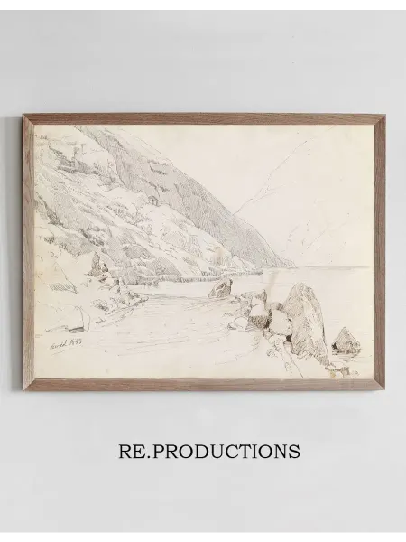 Re.productions Постер Fra Lærdal - Adolph Tidemand