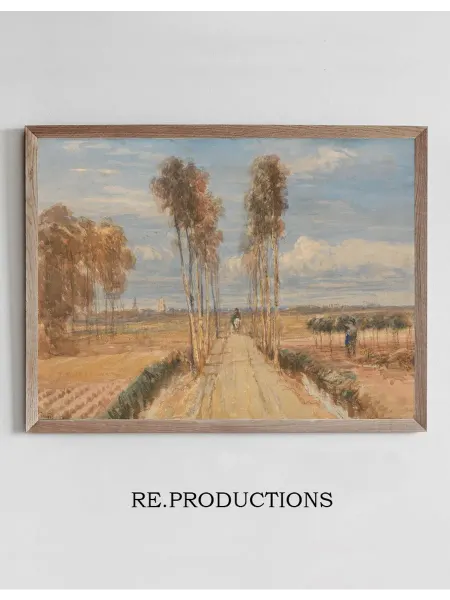 Re.productions Постер The Poplar Avenue, after Hobbema - David Cox