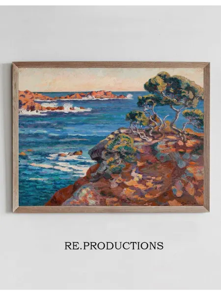 Re.productions Постер Bord De Mer À Agay - Armand Guillaumin