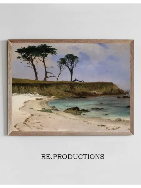 Re.productions Постер Sea Cove - Albert Bierstadt